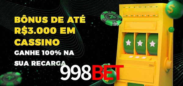 998Bet melhor bônus de depósito